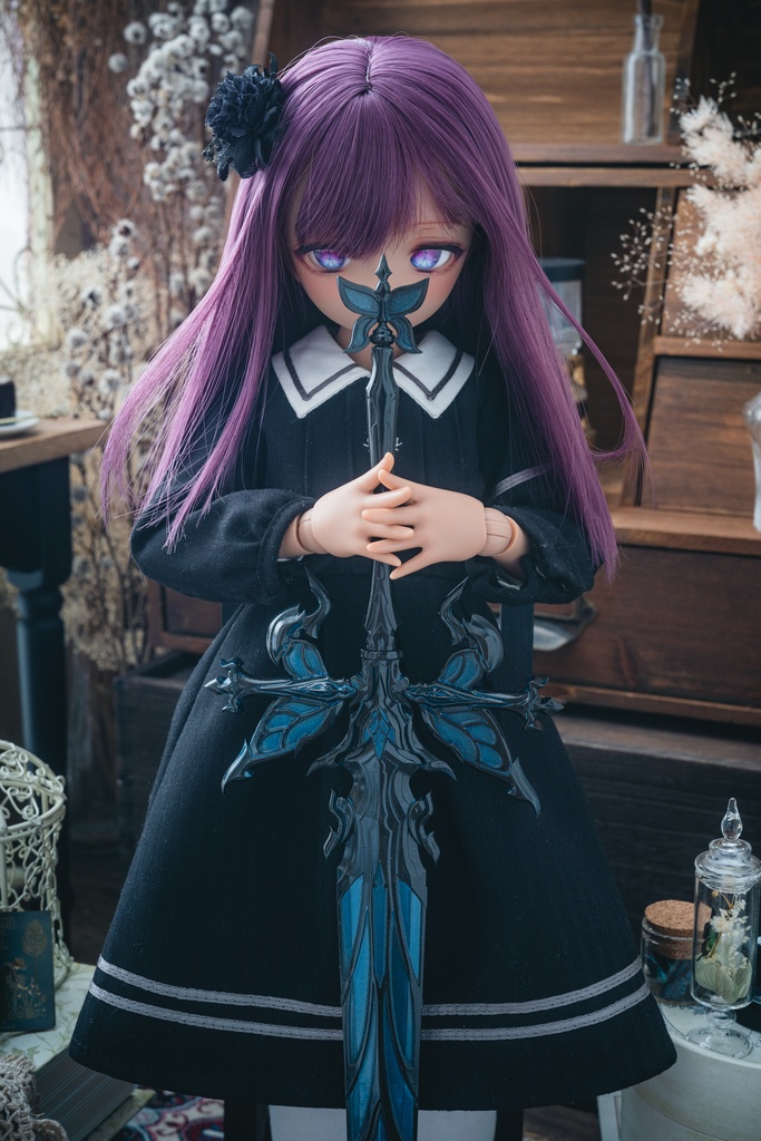 40〜60cmドール向け 蝶のロングソード