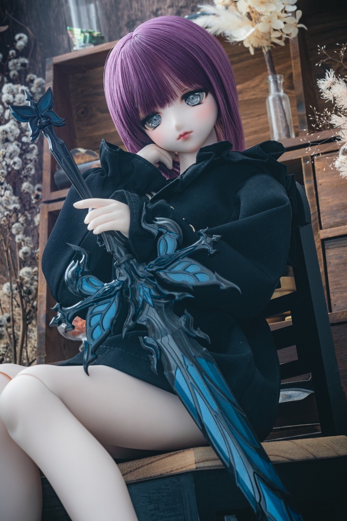 40〜60cmドール向け 蝶のロングソード