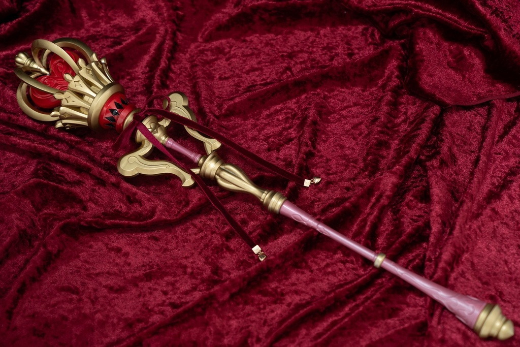 魔法少女ステッキ(ピンク✕ゴールド)