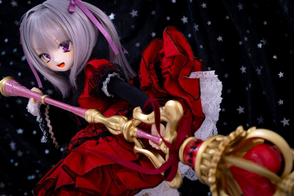 魔法少女ステッキ(ピンク✕ゴールド)