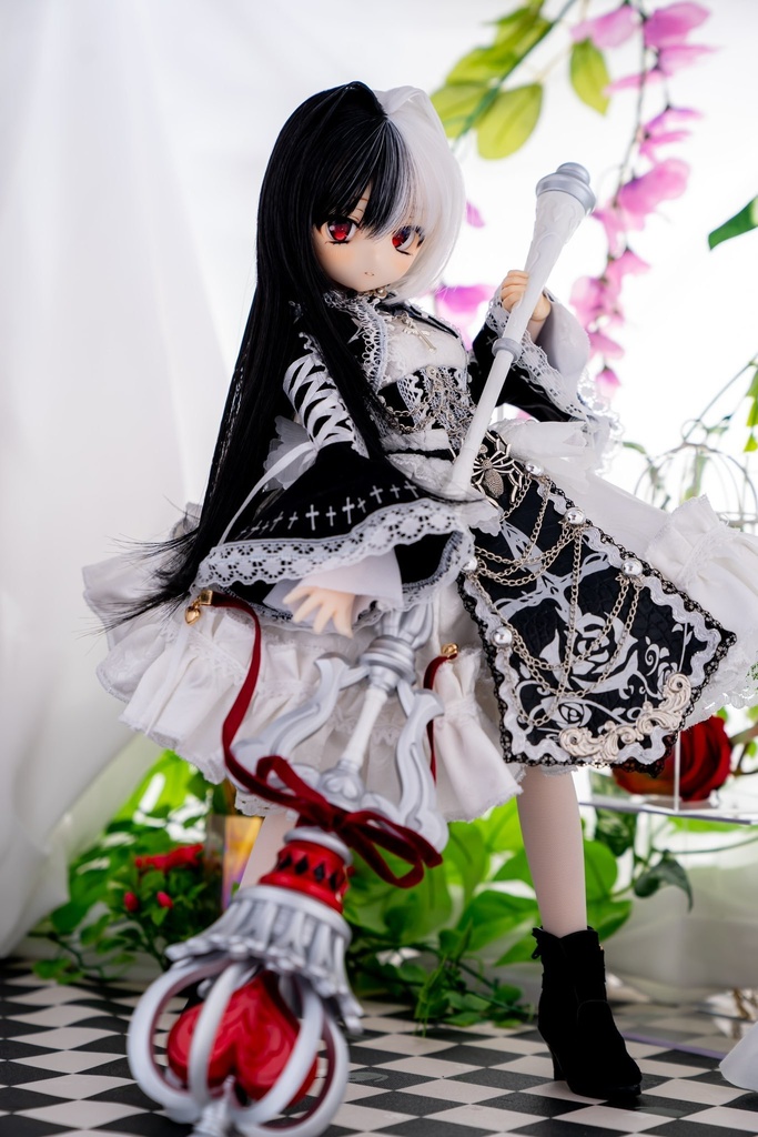 魔法少女ステッキ(ホワイト✕シルバー)