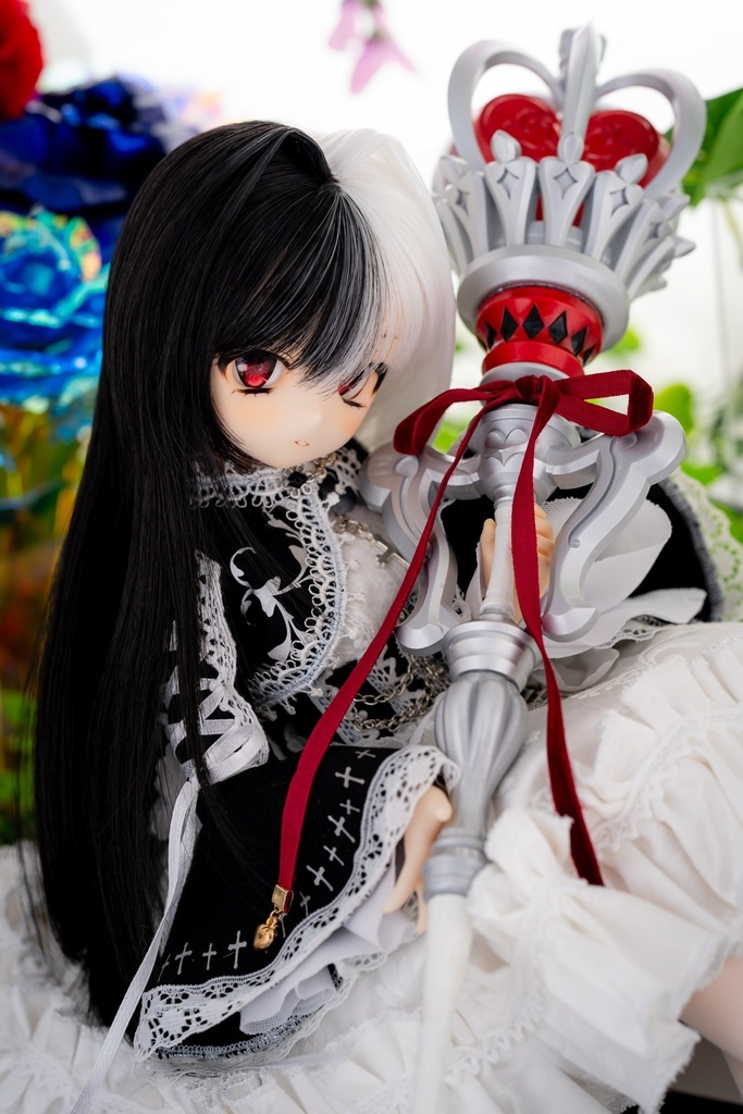 魔法少女ステッキ(ホワイト✕シルバー)