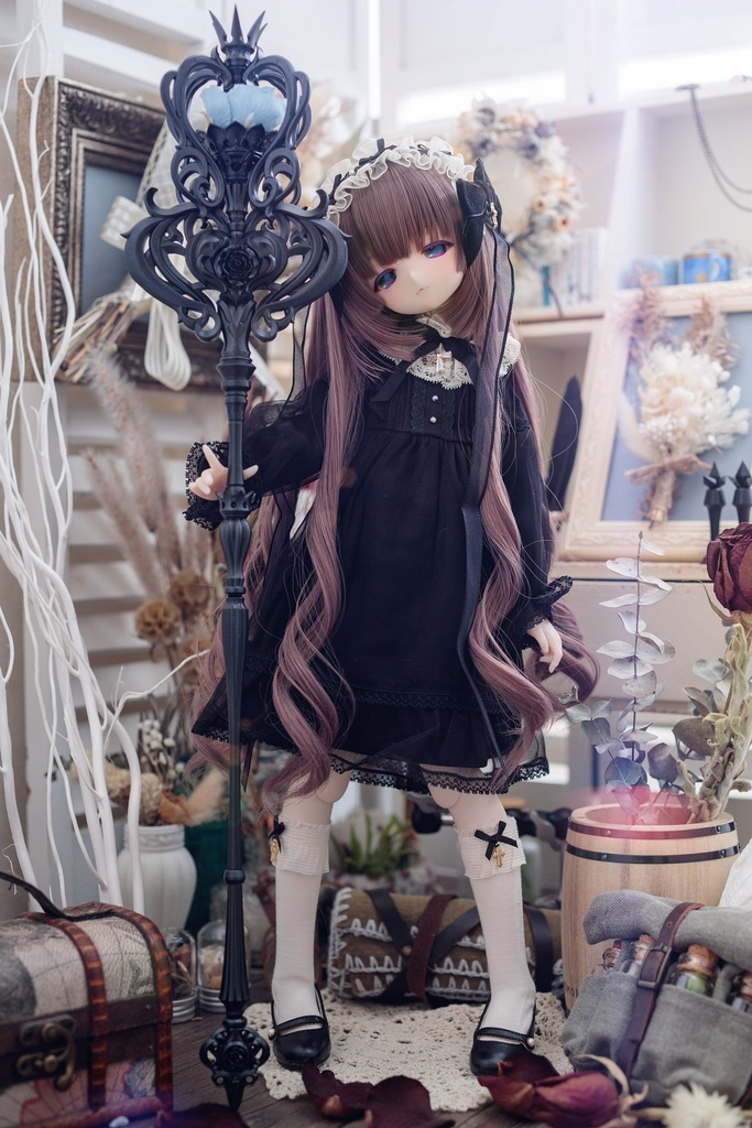 40cmドール向け 光の杖&闇の杖セット