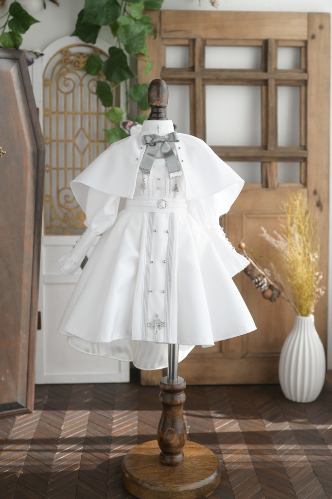 ヴァンパイアハンター衣装セット(ホワイト) CALULU✖aimai_middleコラボ