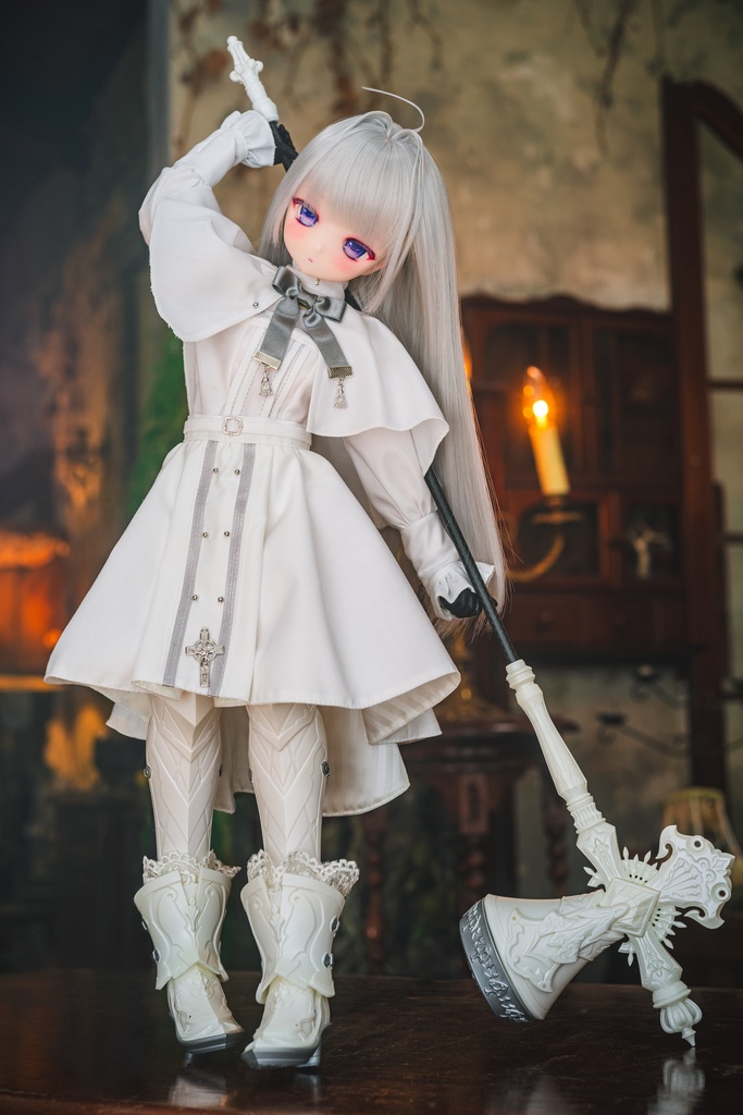 ヴァンパイアハンター衣装セット(ホワイト) CALULU✖aimai_middleコラボ