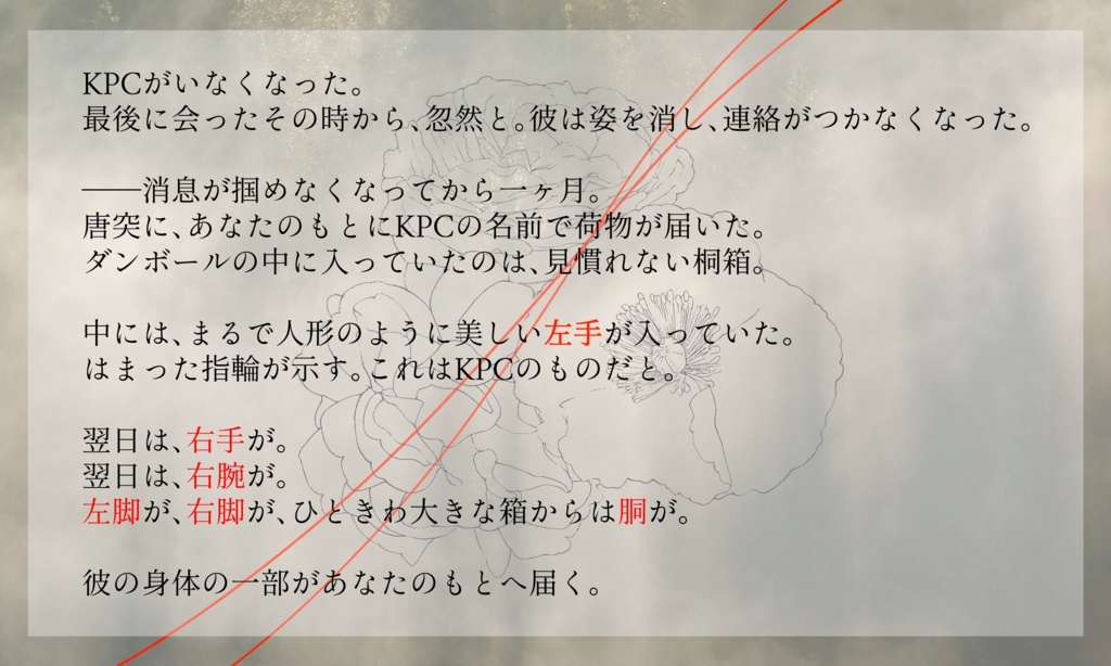 クトゥルフ神話TRPG「硝子眼の花」SPLL:E191879