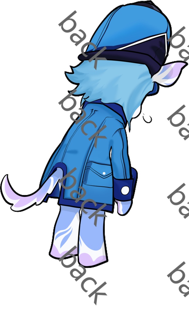 原神 メリュジーヌ 沮丧メンタ警官「I'm Fine」同人スウェットシャツ