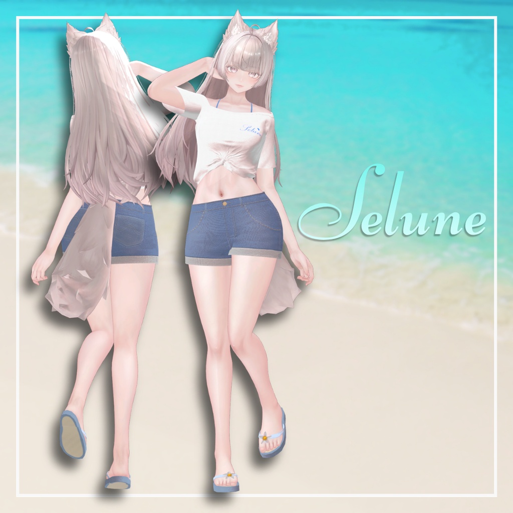【LUMINA専用】フルセット衣装 "Selune(セルーン)"【VRC想定】