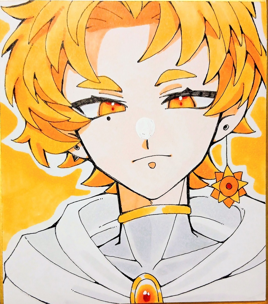 ocイラスト小色紙