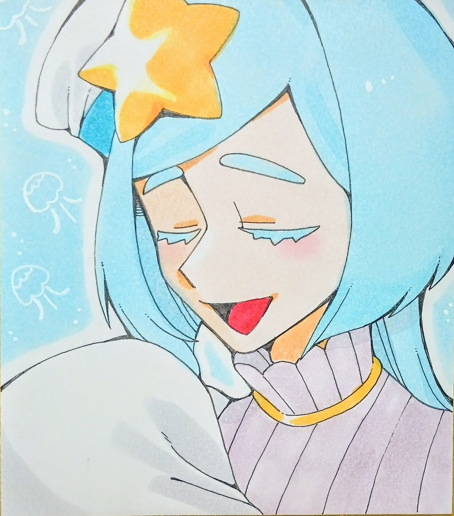 ocイラスト小色紙 2