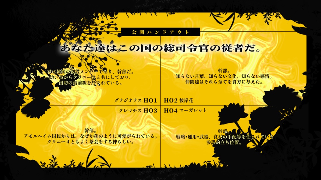 エモクロアTRPG『シードルの夢』