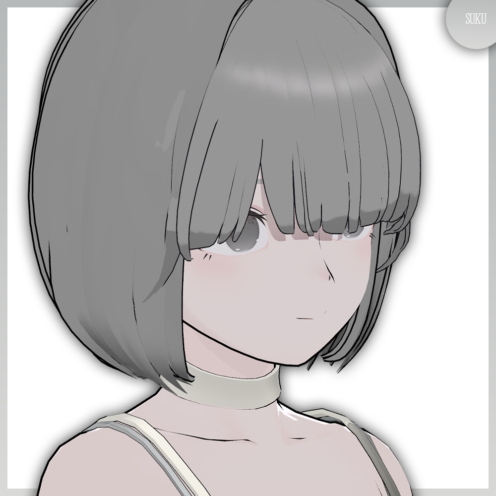 【☁Lapwing対応】ボブヘア【VRChat】