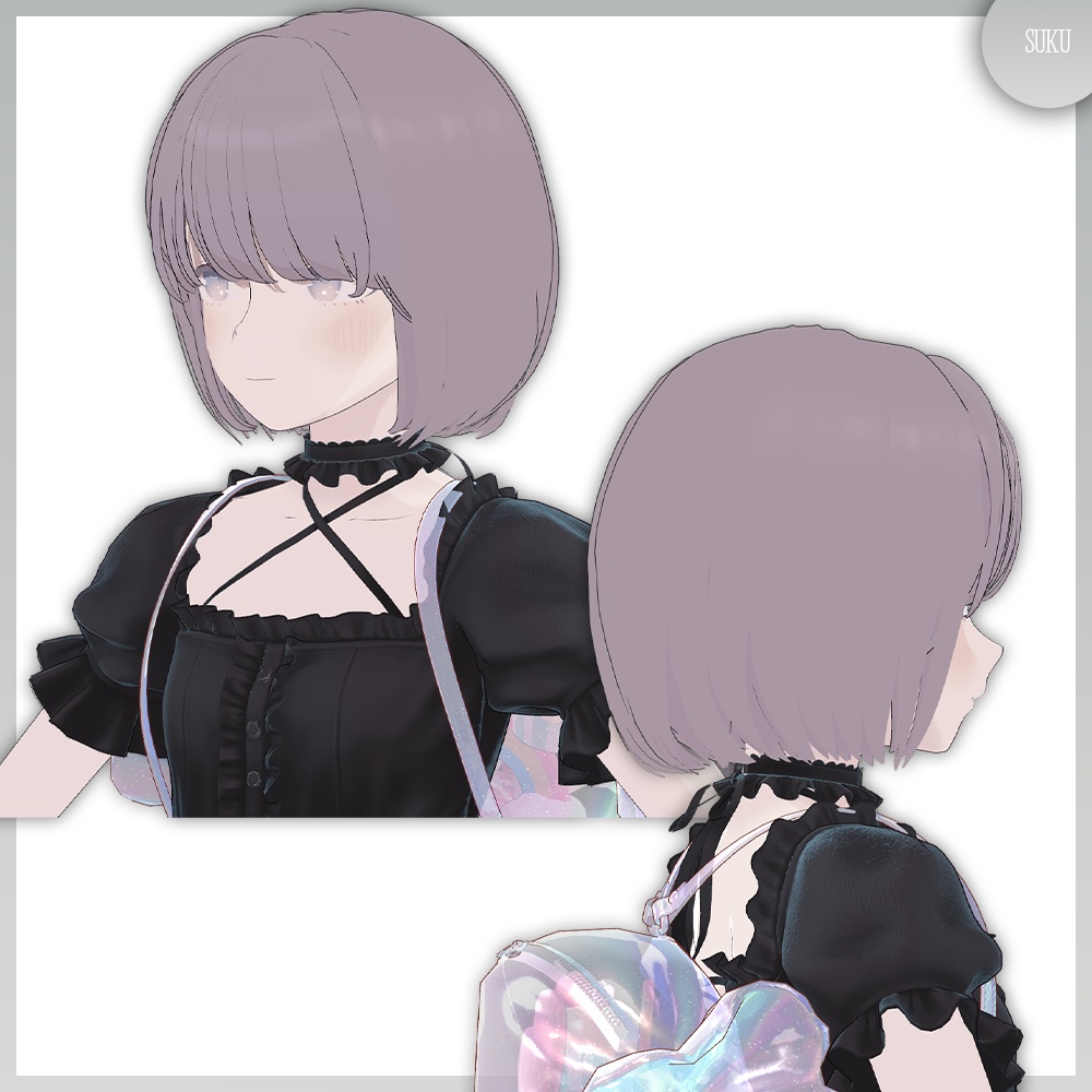 【☁Lapwing対応】ボブヘア【VRChat】