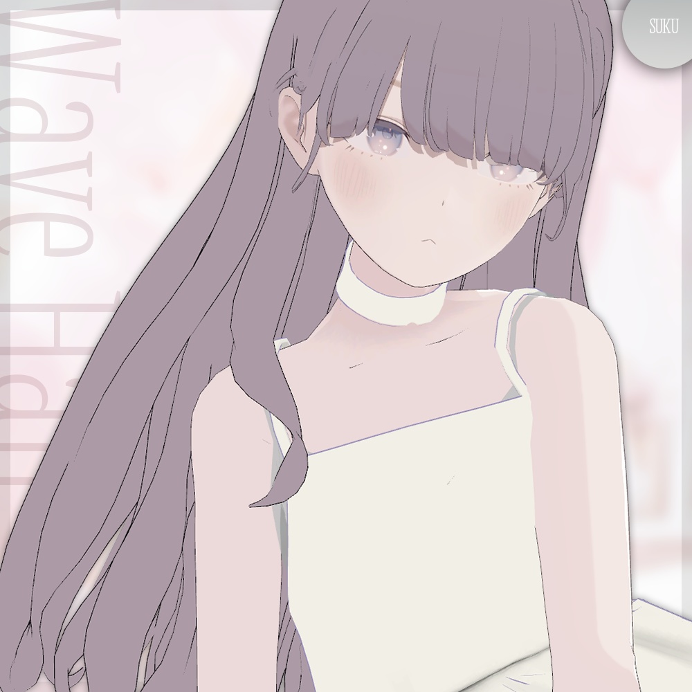 【☁Lapwing対応】ウェーブヘア【VRChat】