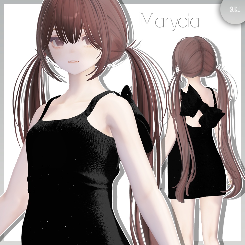 【2アバター対応】Sparkly Dress【VRChat】