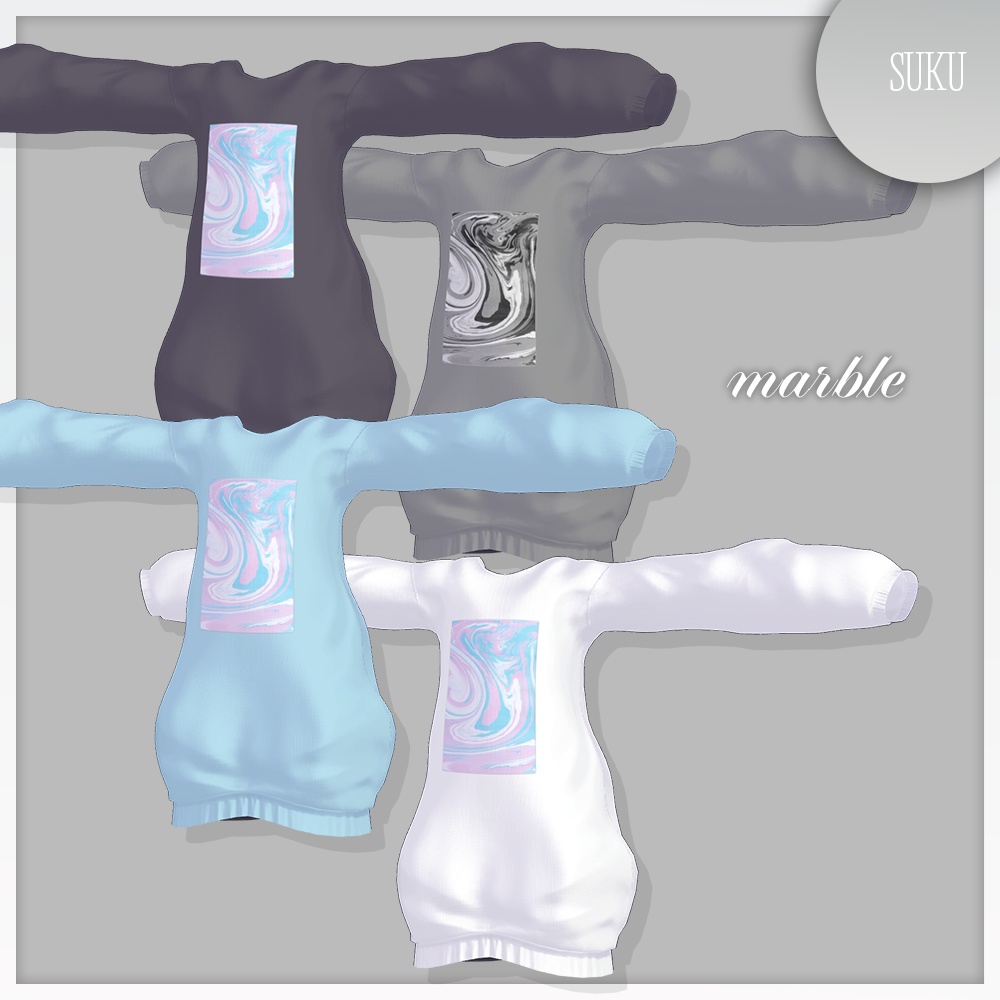 【☁Lapwing/Marycia/しなの対応】Relaxed Bear Sweat【VRChat】