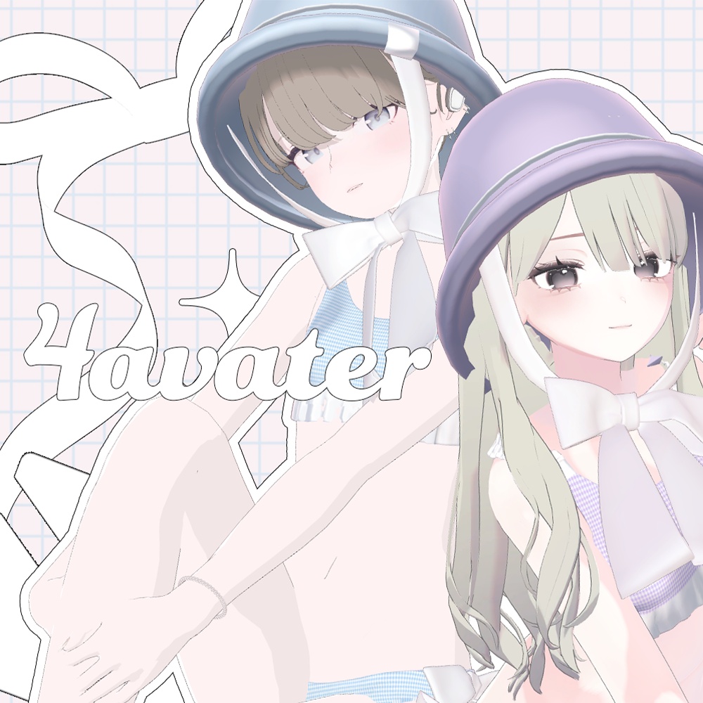 【🎀4アバター対応】sweet swimwear【VRChat】