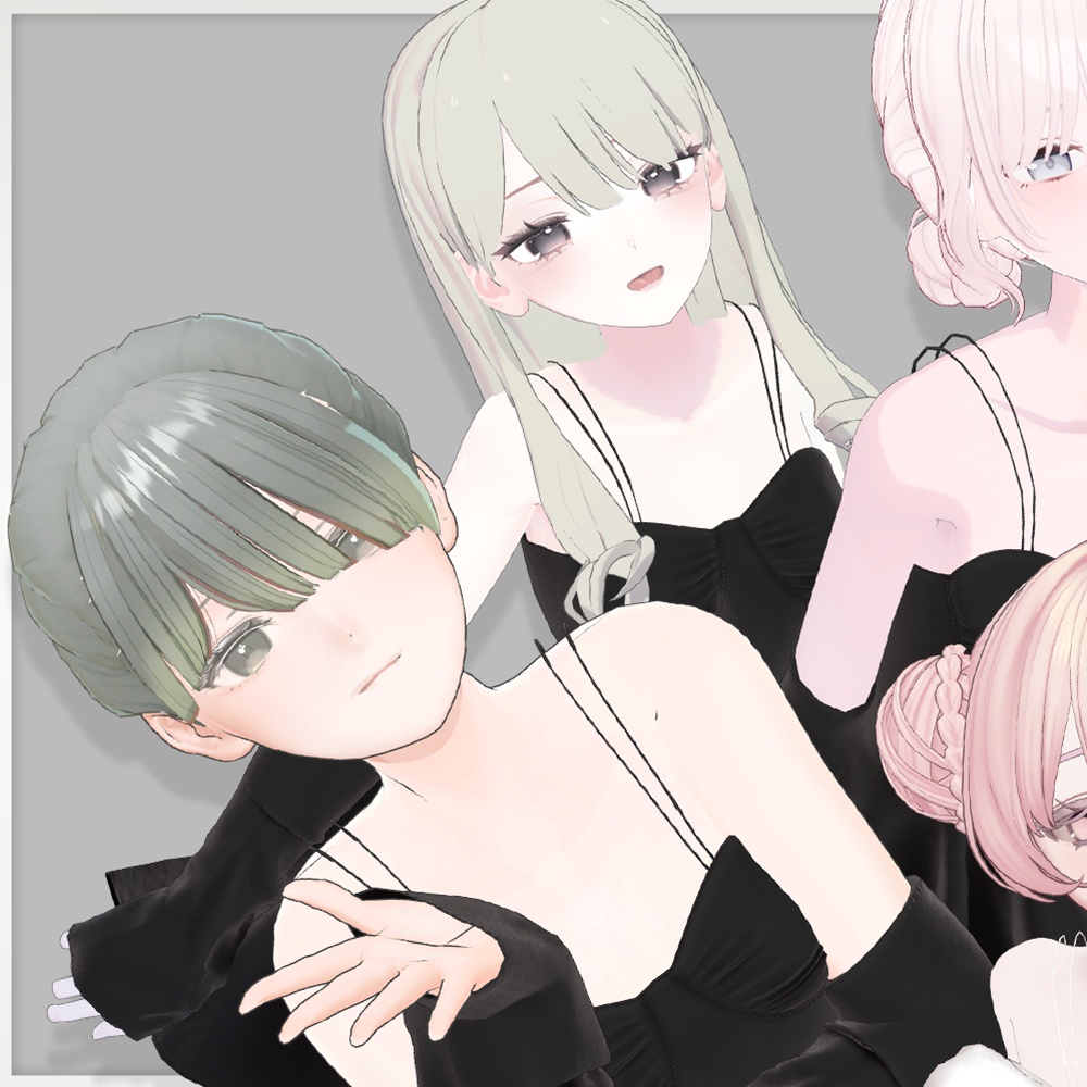 【SALE🎀5アバター対応】Corset dress【VRChat】