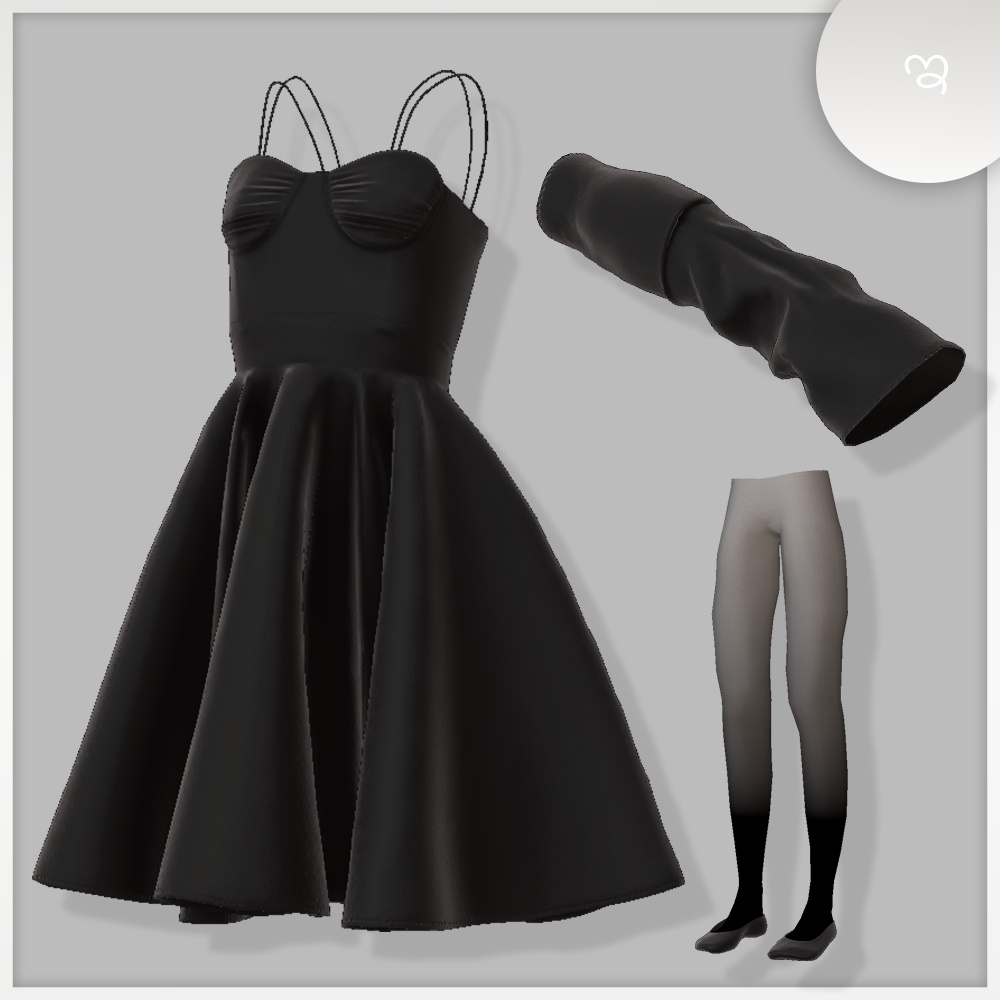 【SALE🎀5アバター対応】Corset dress【VRChat】