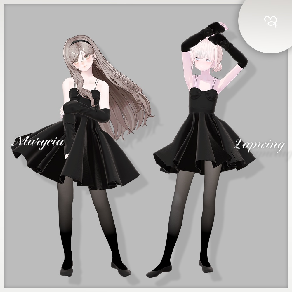 【SALE🎀5アバター対応】Corset dress【VRChat】