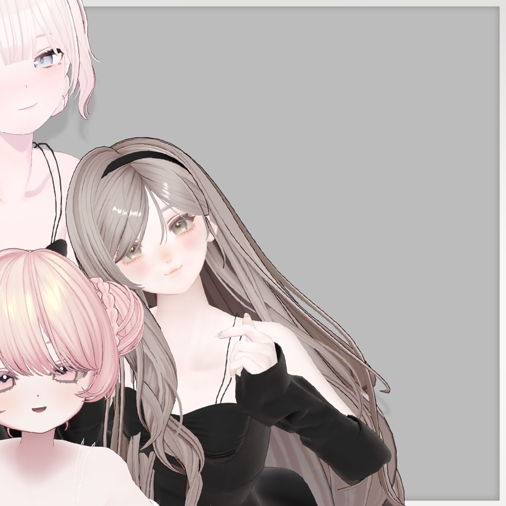 【SALE🎀5アバター対応】Corset dress【VRChat】