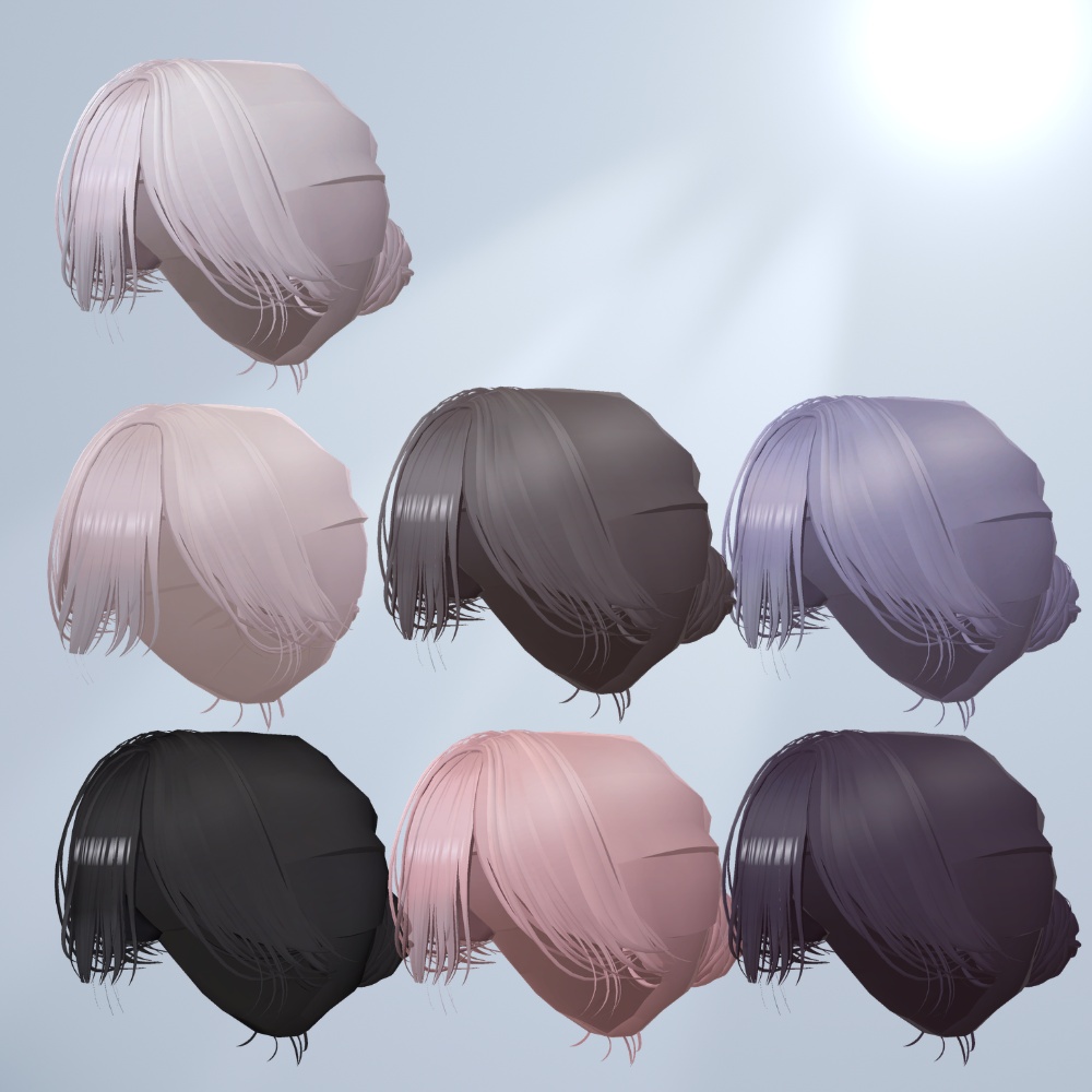 【SALE🎀】Misty Knot Hair【VRChat】