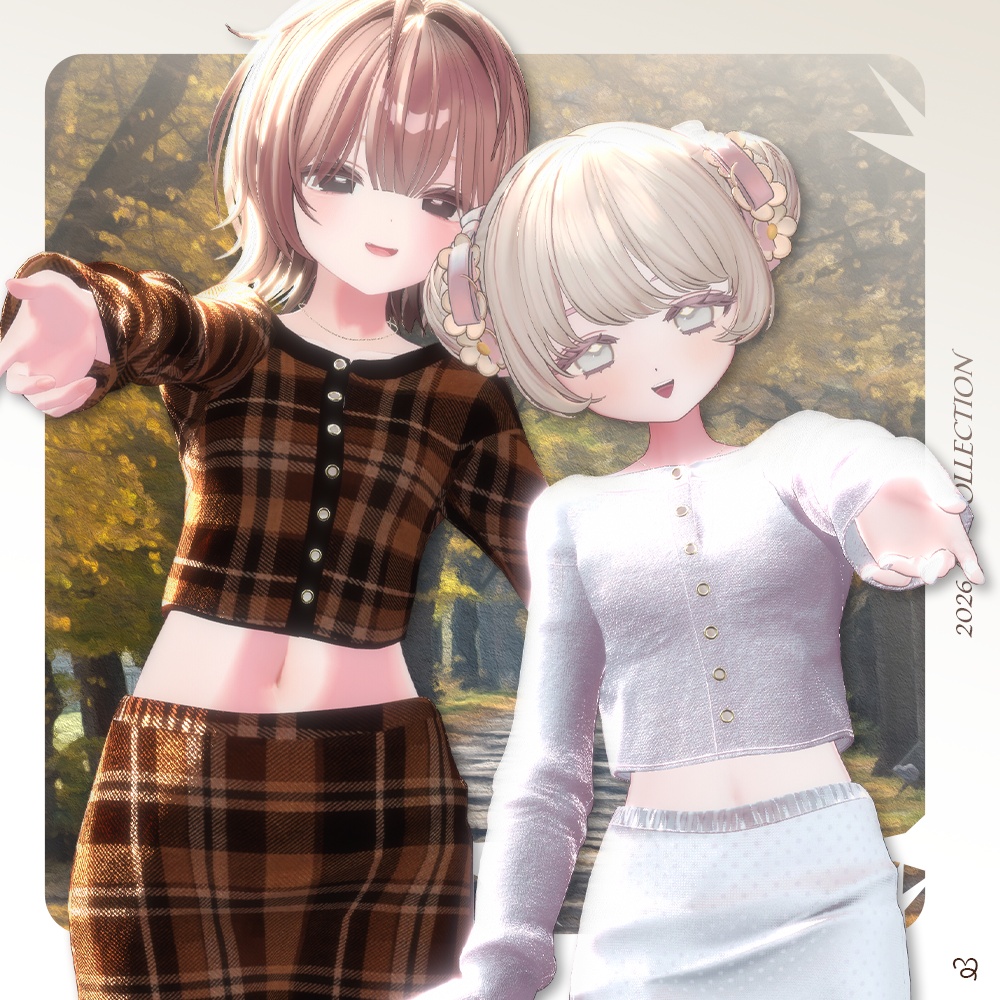 【SALE🎀10アバター対応】Doux Charme【VRChat】