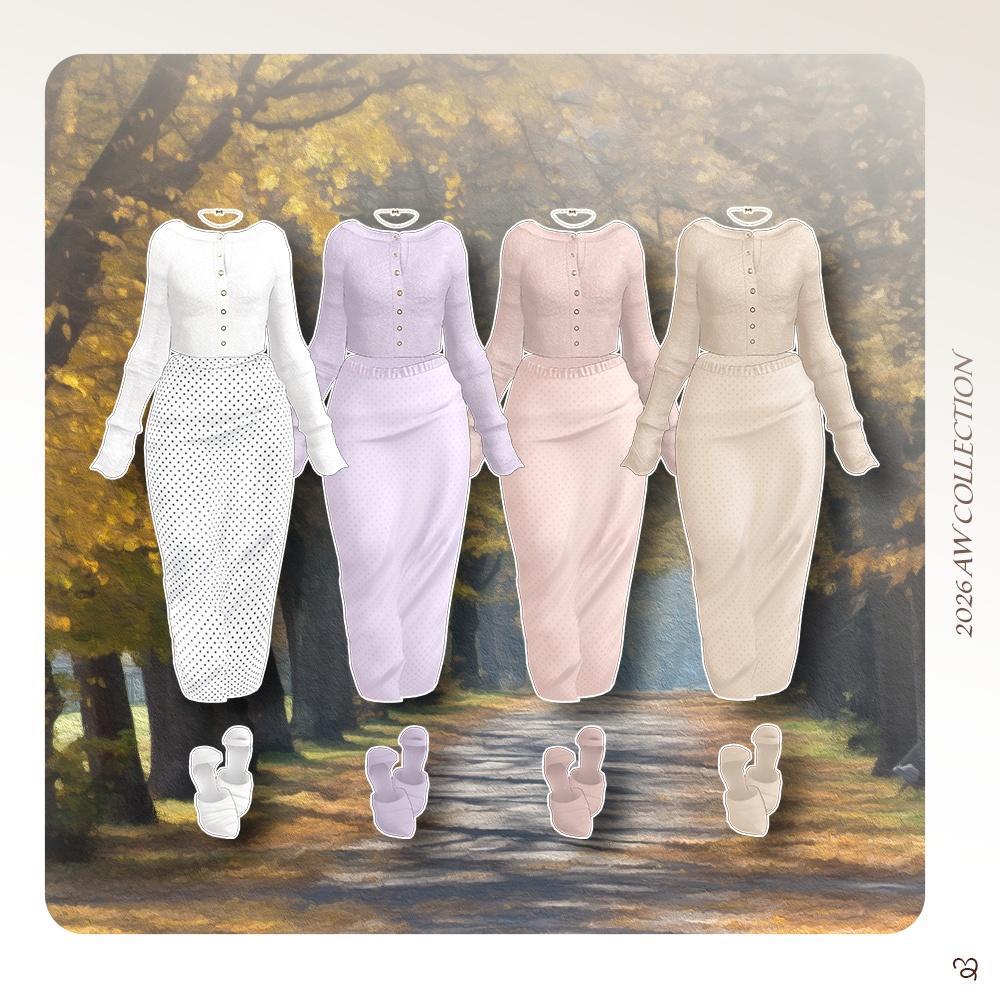 【SALE🎀10アバター対応】Doux Charme【VRChat】