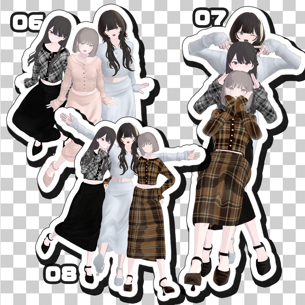 【48H限定無料配布】ポーズセット【VRChat】