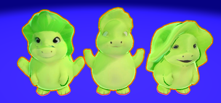 キャベツとレタスと白菜の置物