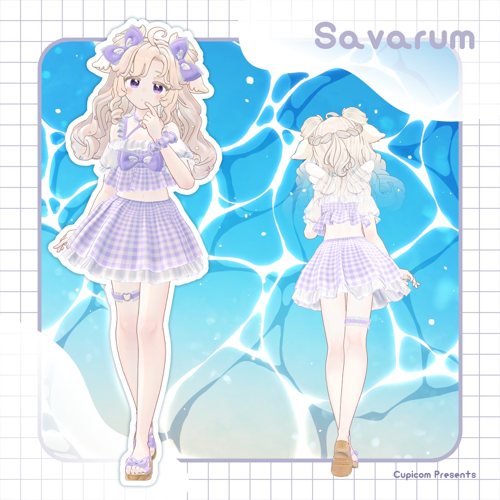 🏖️Angel Ribbon Swim🪽【11アバター対応】