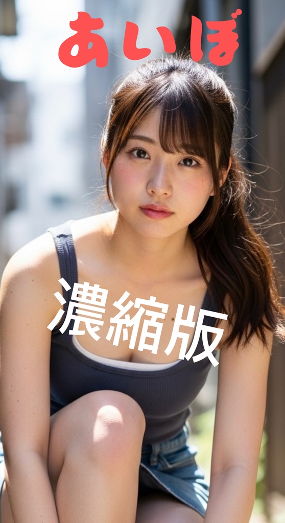 初写真集「あいぼ（濃縮版）」