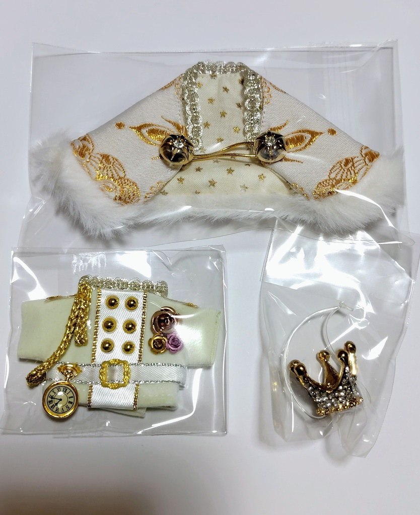 【白色王子服】10cm用