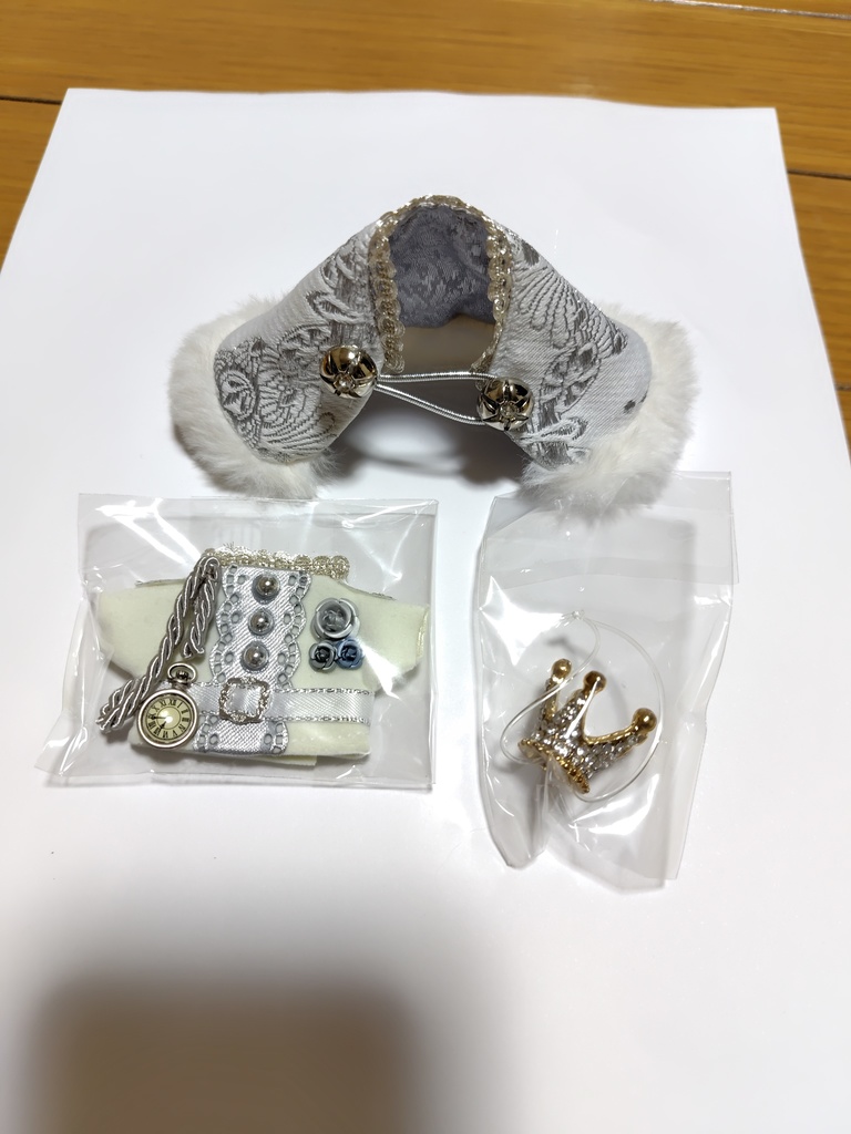 【シルバー色王子様】10cm用