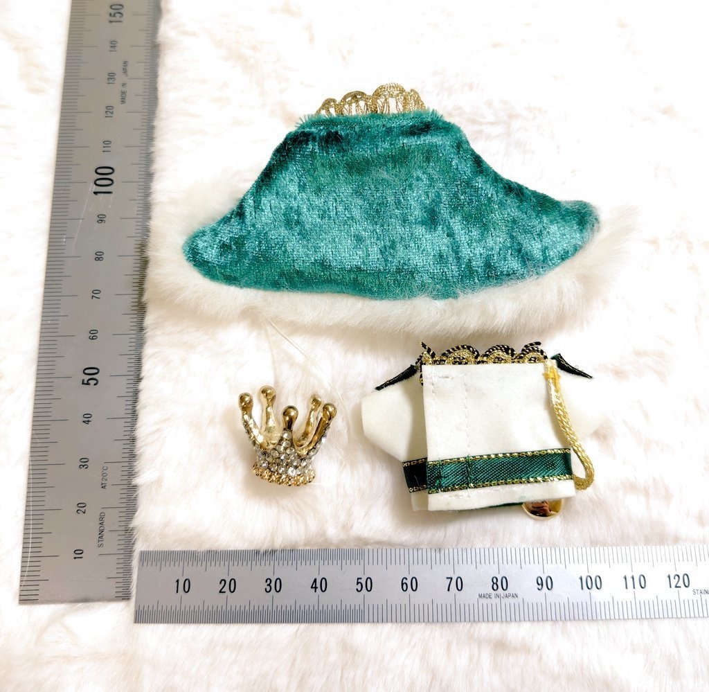 【8cm用】プチ王子服・緑色