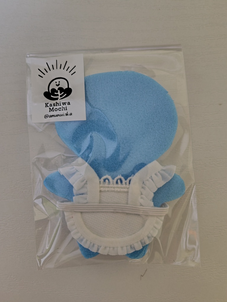 8cm用フリルエプロン《無印》