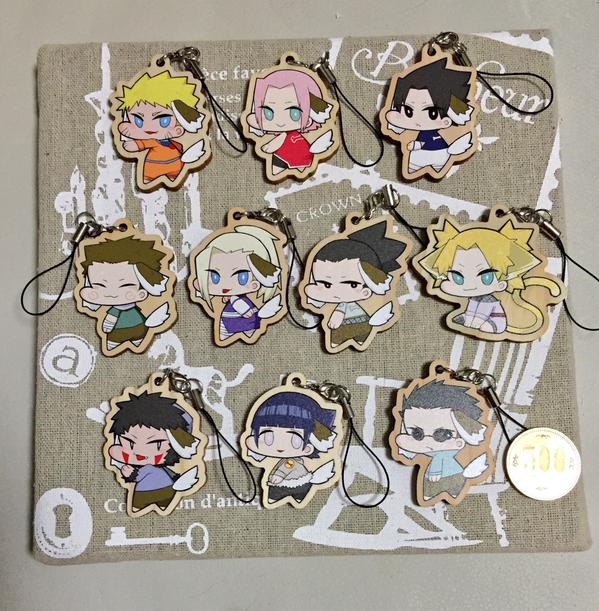 出てこい!!木ノ葉の犬共!!ストラップ&にゃらてまりさん