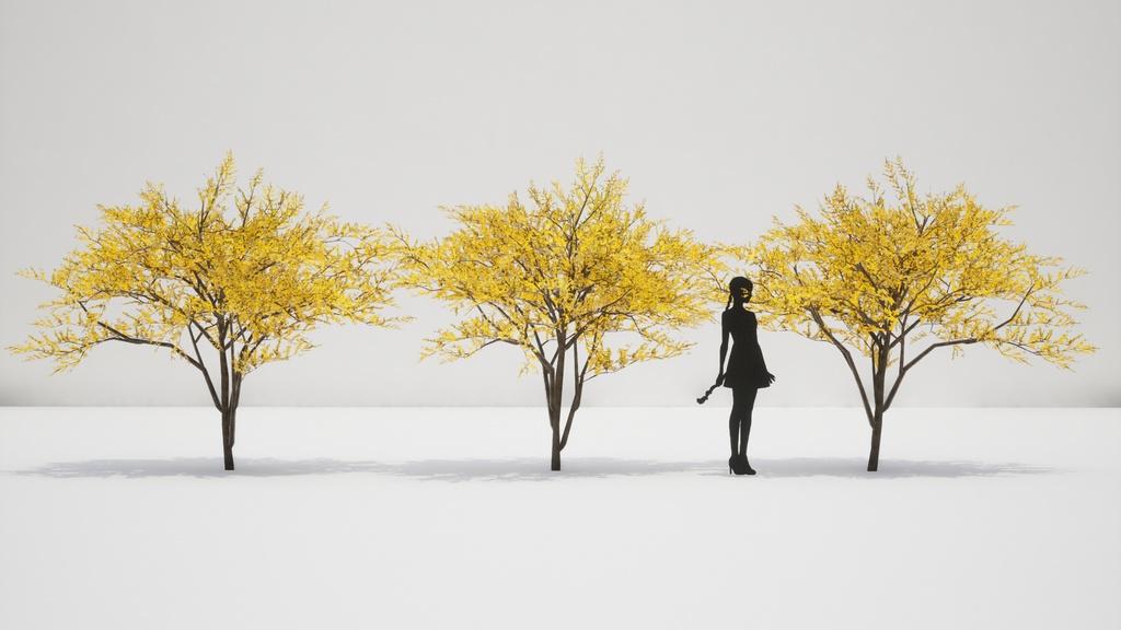 韓国の春, レンギョウ 3D Pack