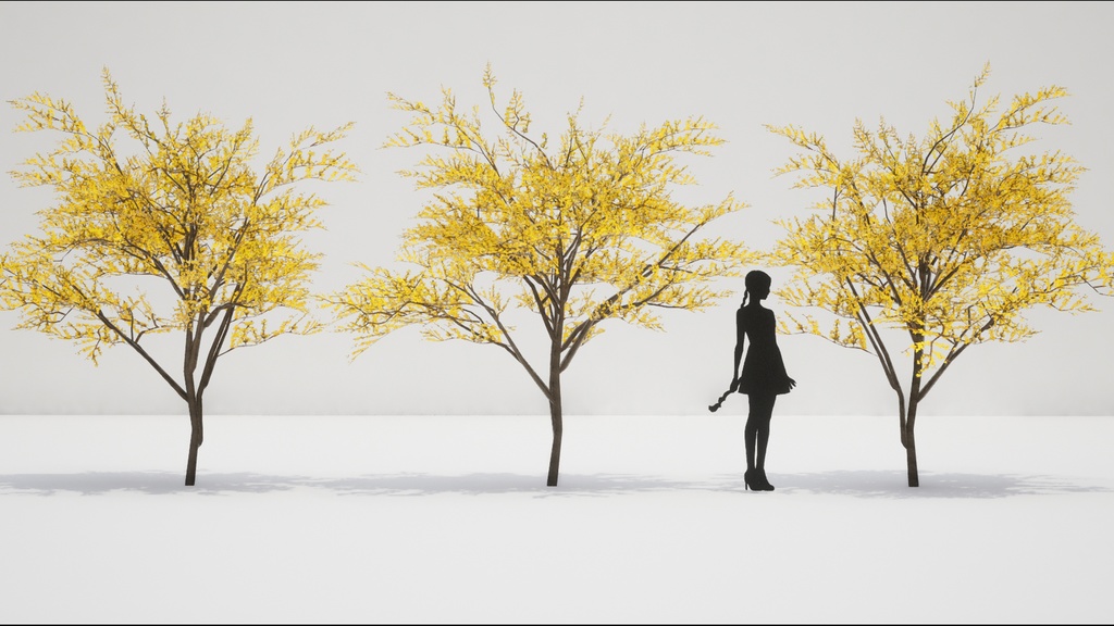 韓国の春, レンギョウ 3D Pack