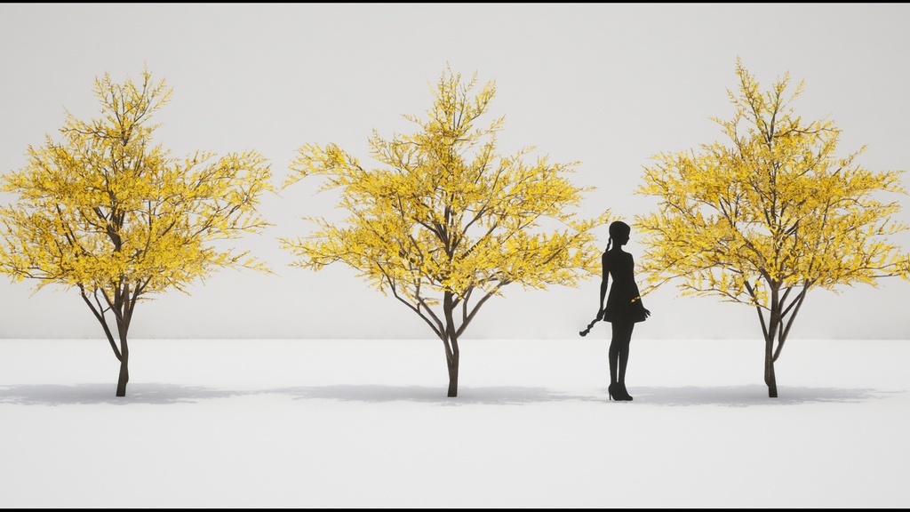 韓国の春, レンギョウ 3D Pack