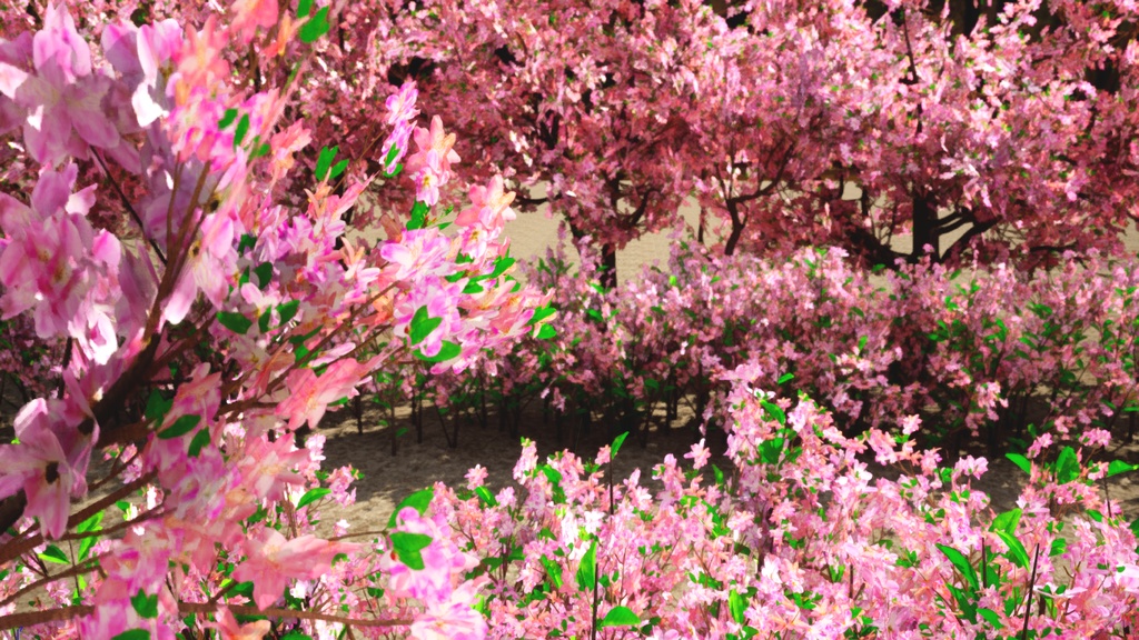 5 ツツジ3Dモデルデータパック