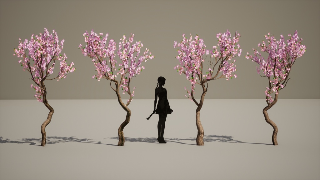 5 ツツジ3Dモデルデータパック