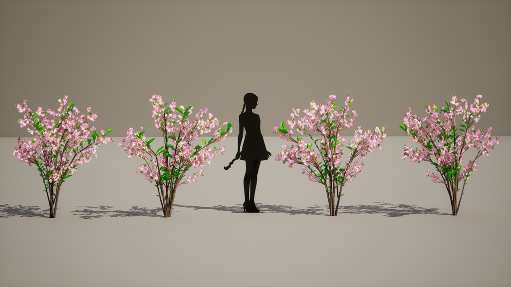 5 ツツジ3Dモデルデータパック