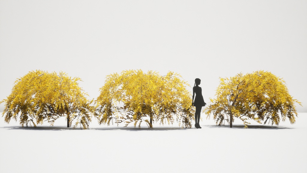 ソウルの緑:リアル3D街路樹セット 01