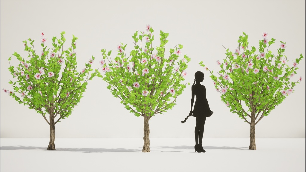 ソウルの緑:リアル3D街路樹セット 01