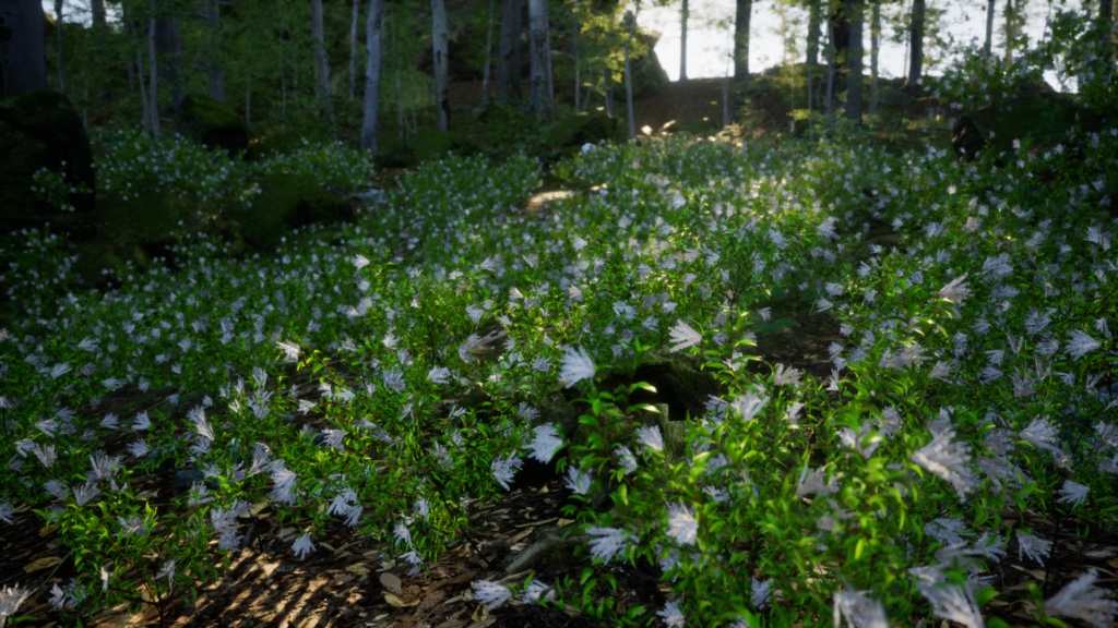 幻の金剛ナナカマド:韓国の希少植物3Dモデル