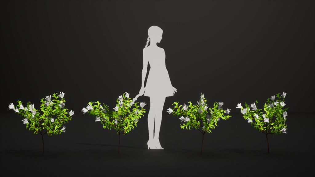 幻の金剛ナナカマド:韓国の希少植物3Dモデル