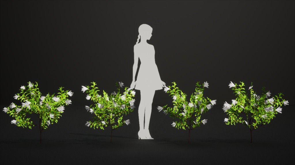 幻の金剛ナナカマド:韓国の希少植物3Dモデル