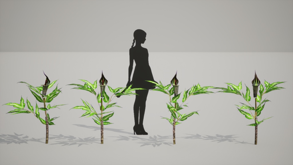 単子葉植物:Ulleungdo jack-in-the-pulpitの3Dモデル