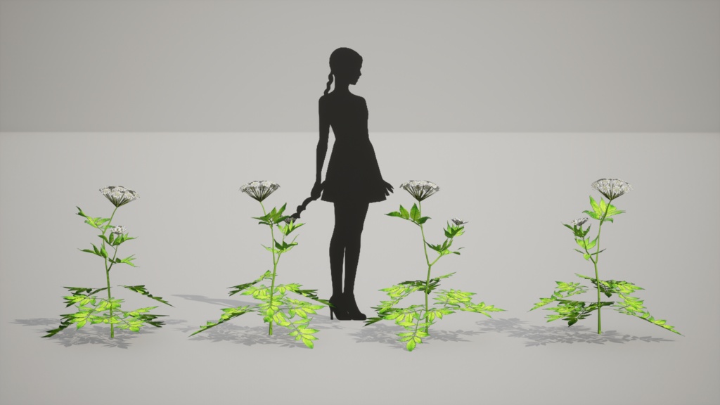 白束自慢:Korean weigelaの3Dモデル